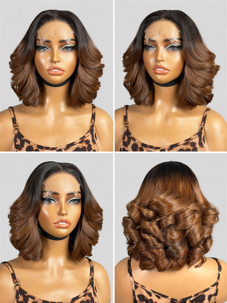 Luvme Hair PreMax 180% Density 12-inch 5x5 HD lace closure wig with pre-cut lace, custom fit and natural look.