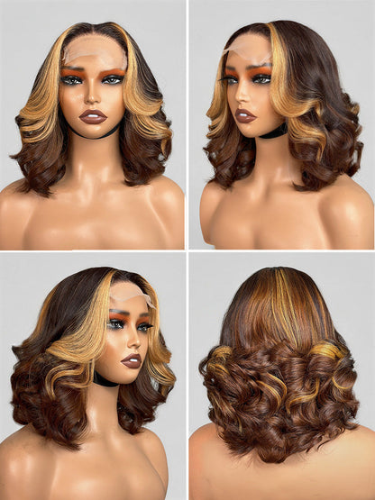 Luvme Hair PreMax 180% density 12-inch 5x5 closure HD lace custom wig with pre-cut lace, natural hair texture and styling.