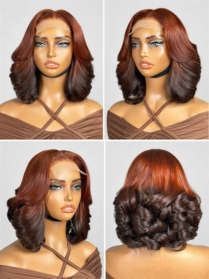 Luvme Hair PreMax 180% Density 12-inch 5x5 HD lace closure wig with pre-cut lace and custom fit, natural hairline.