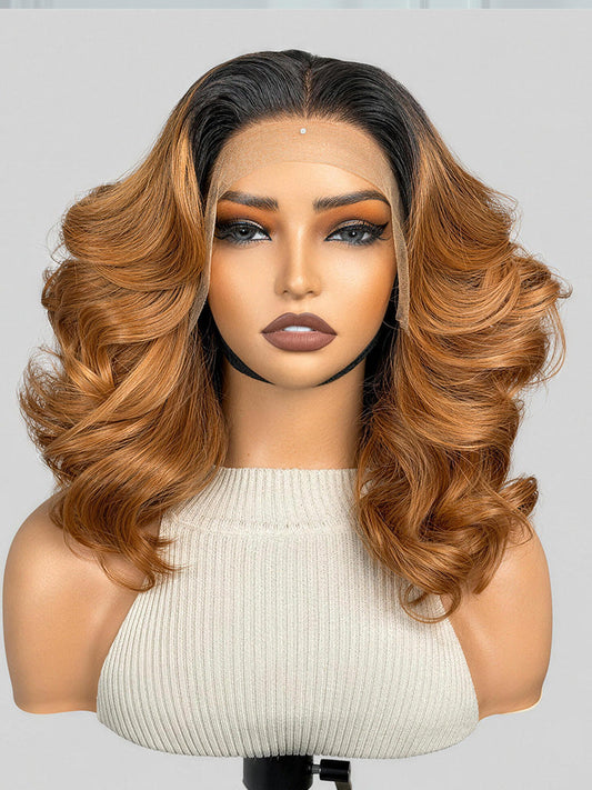 Luvme Hair PreMax 180% Density 12-inch 13x4 HD lace frontal wig with pre-cut lace and custom style, natural hairline.