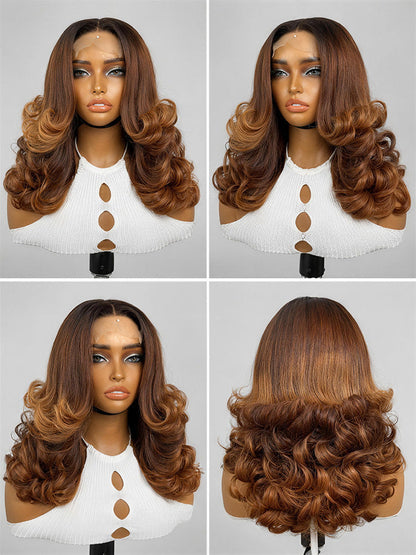 Luvme Hair PreMax 14-inch 13x4 HD lace custom wig with 180% density, pre-cut lace, and natural black hair.