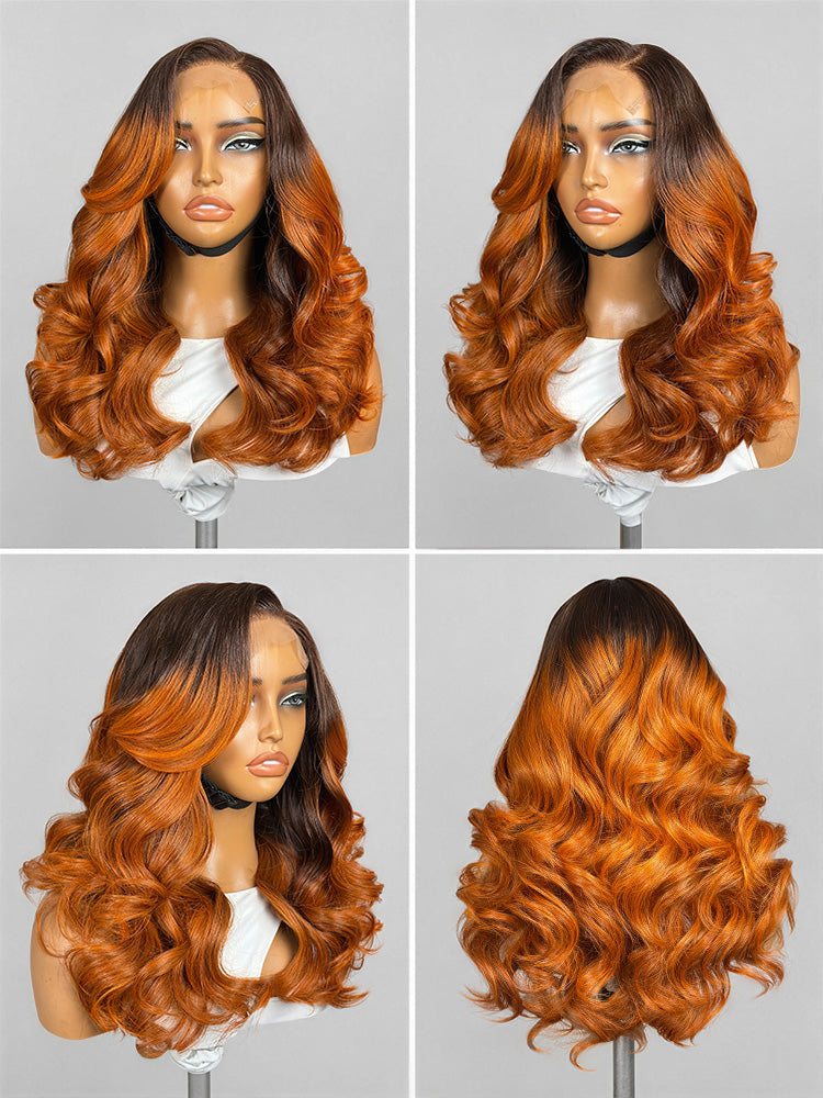 Luvme Hair PreMax 180% density 18-inch 5x5 HD lace closure custom wig with pre-cut lace and natural hair texture.