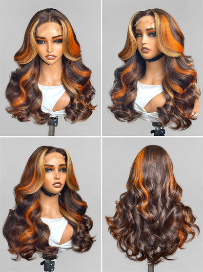 PreMax 180% Density 18 Inch 5x5 Closure HD Lace Custom Wig Pre-cut Lace-11