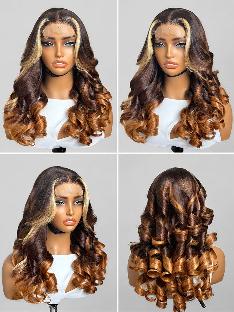 Luvme Hair PreMax 180% Density 18 Inch 5x5 HD Lace Closure Custom Wig with Pre-cut Lace on a mannequin head