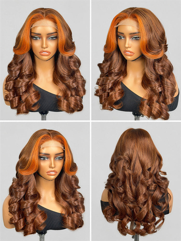 Luvme Hair PreMax 18-inch 5x5 HD lace closure wig with 180% density, pre-cut lace, and custom style on natural hair.
