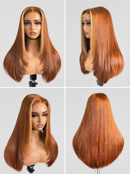 Luvme Hair PreMax 180% Density 18-inch 5x5 HD lace closure wig with pre-cut lace and custom style on a head mannequin.