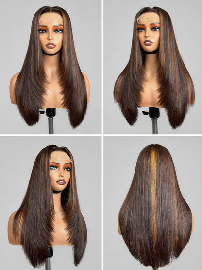 PreMax 180% Density 18 Inch 5x5 Closure HD Lace Custom Wig Pre-cut Lace-10