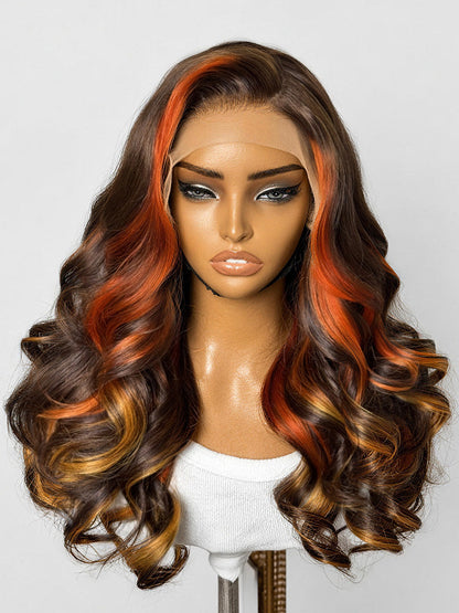 Luvme Hair PreMax 180% density 18-inch 13x4 HD lace frontal wig with pre-cut lace, natural hairline and custom fit