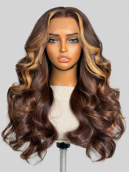 PreMax 180% Density 18 Inch 13x4 Frontal HD Lace Custom Wig Pre-cut Lace-08