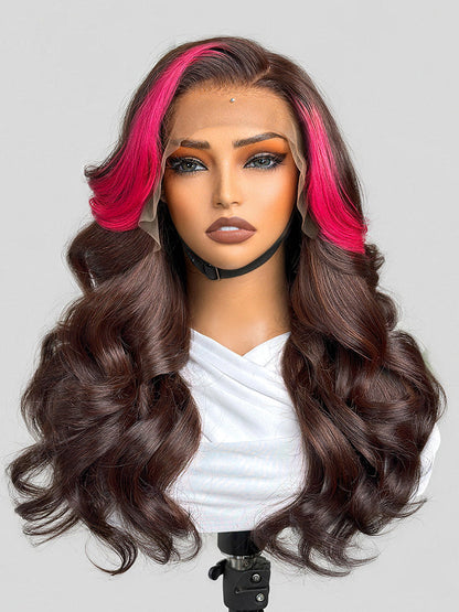 PreMax 180% Density 18 Inch 13x4 Frontal HD Lace Custom Wig Pre-cut Lace-10
