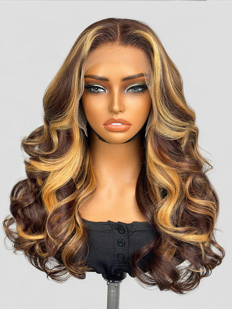 Luvme Hair PreMax 180% density 18-inch 13x4 frontal HD lace custom wig with pre-cut lace and natural hair texture.