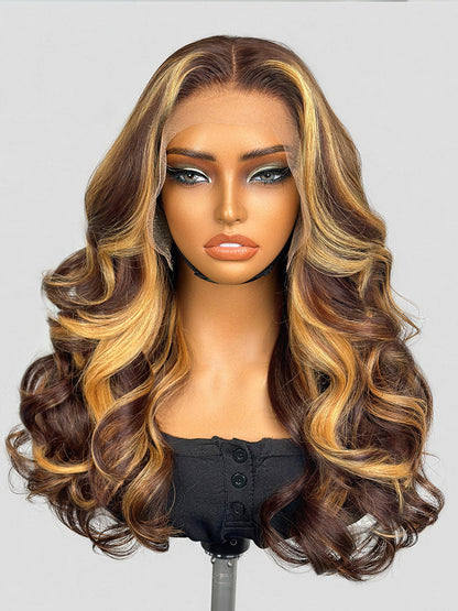 Luvme Hair PreMax 180% density 18-inch 13x4 frontal HD lace custom wig with pre-cut lace and natural hair texture.