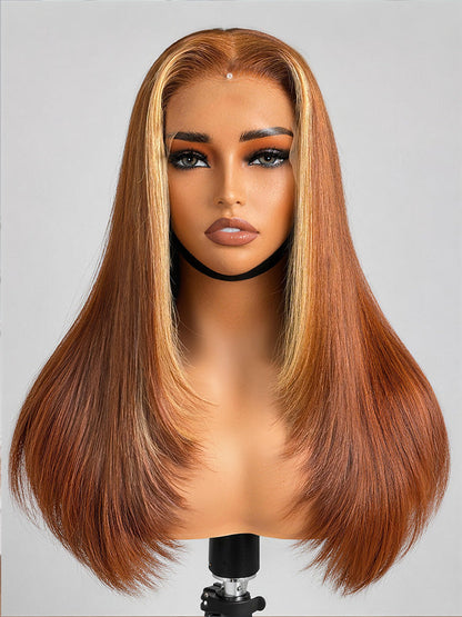 PreMax 180% Density 18 Inch 13x4 Frontal HD Lace Custom Wig  Pre-cut Lace-07