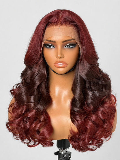 PreMax 180% Density 18 Inch 13x4 Frontal HD Lace Custom Wig  Pre-cut Lace-08