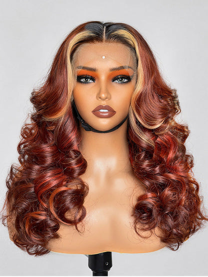 PreMax 180% Density 18 Inch 13x4 Frontal HD Lace Custom Wig  Pre-cut Lace-11
