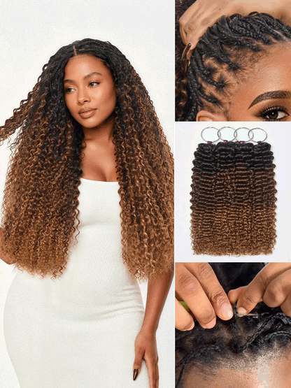 Luvme Hair Miracle Knots crochet hair with wet and wavy water wave texture, pre-looped, lightweight, and soft for protective styles.