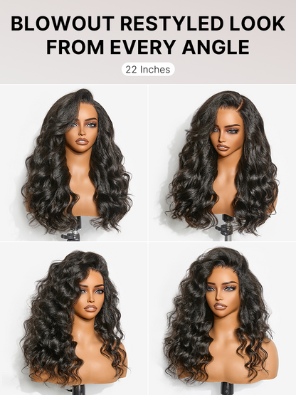 Luvme All-Day Comfort Wig 180% / 250% Density Kinky Body Wave PartingMax Glueless 7x6 Closure HD Lace Wig Pre-Cut Lace-10