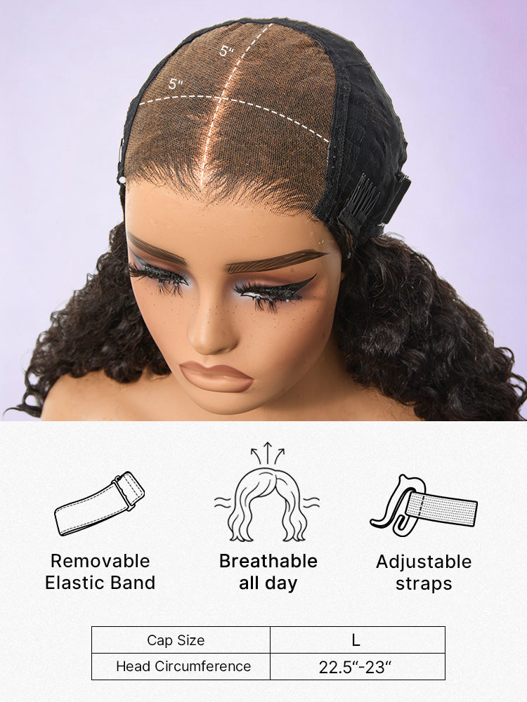 Luvme Hair PreMax 14-inch 13x4 HD lace custom wig with 180% density, pre-cut lace, and natural-looking hair extension.