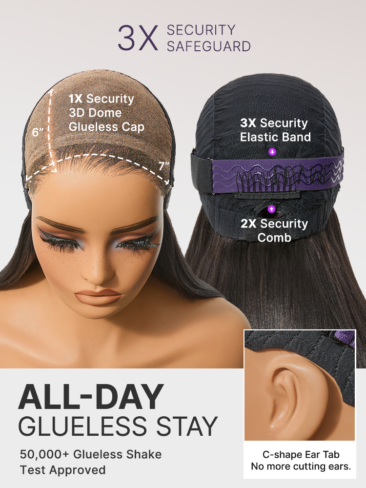 Luvme All-Day Comfort™ Wig PartingMax Glueless 7x6 Closure HD Lace Loose Body Wave Long Wig Pre-Cut Lace-130