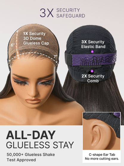 Luvme All-Day Comfort™ Wig PartingMax Glueless 7x6 Closure HD Lace Loose Body Wave Long Wig Pre-Cut Lace-130