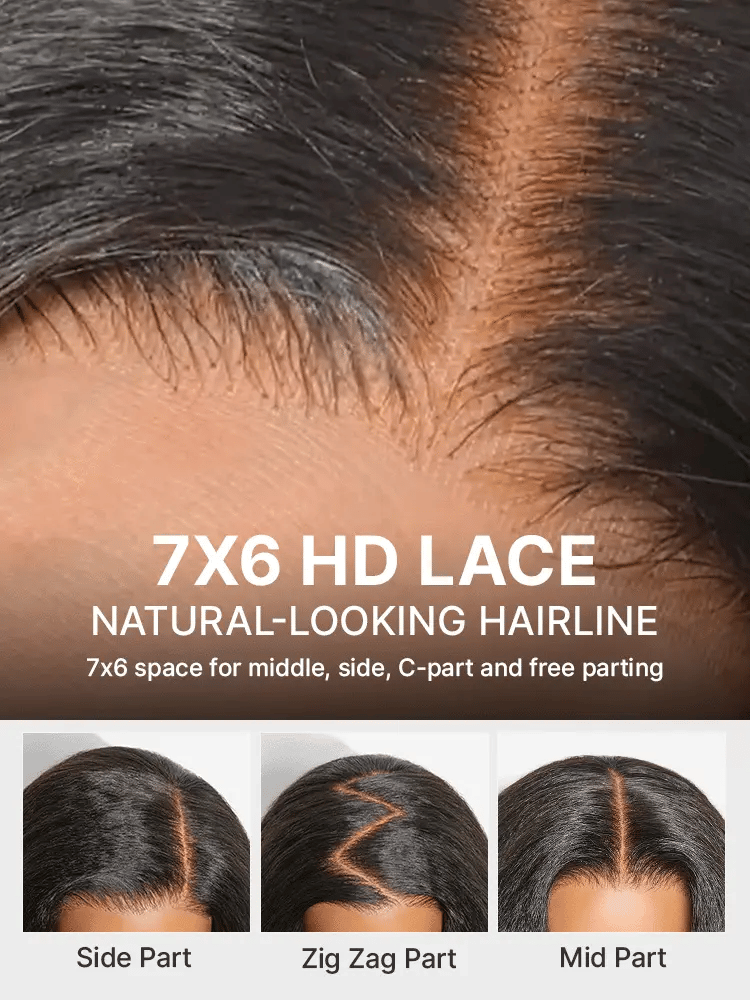 Luvme All-Day Comfort™ Wig PartingMax Glueless 7x6 Closure HD Lace Loose Body Wave Long Wig Pre-Cut Lace-132
