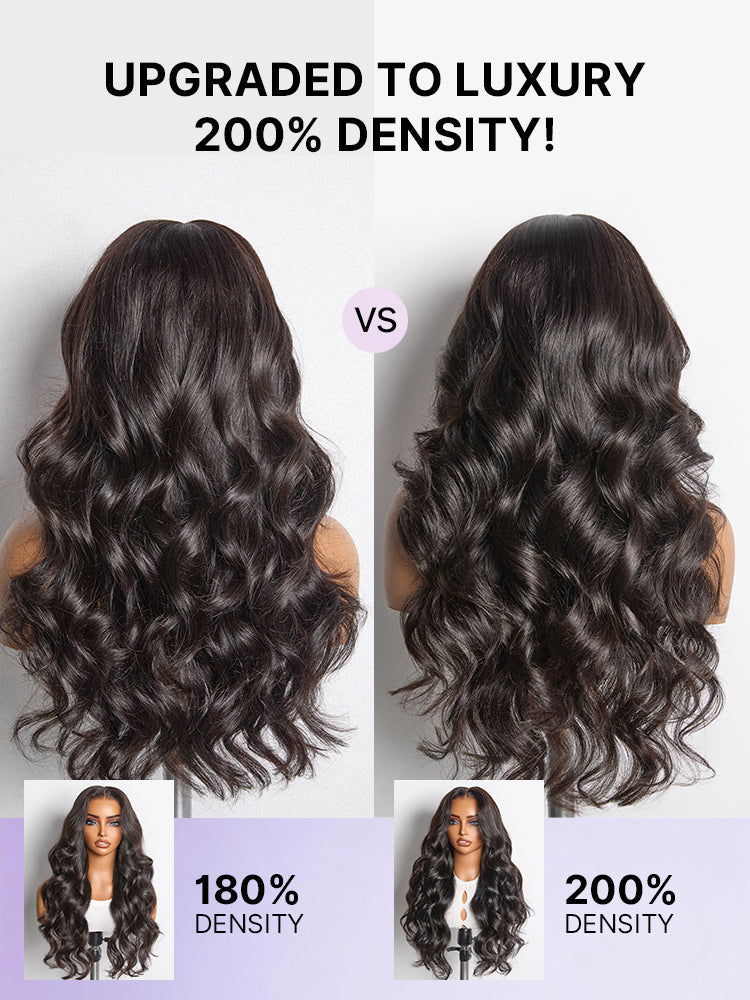 NatureMAX™ 200% / 250% Density Loose Wave Glueless Ear-to-ear 13x4 HD Lace Front Wig Pre-Cut Lace Flexi-Fit Drawstring Cap-44