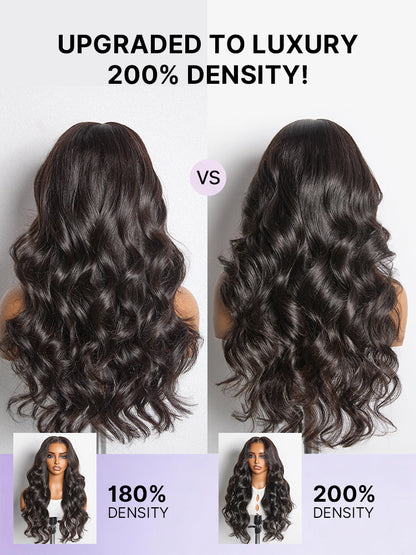 NatureMAX™ 200% / 250% Density Loose Wave Glueless Ear-to-ear 13x4 HD Lace Front Wig Pre-Cut Lace Flexi-Fit Drawstring Cap-44