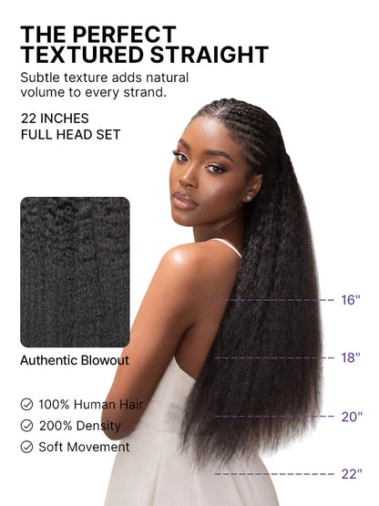 Luvme Hair Miracle Knots crochet hair in kinky straight for boho braids, crochet weaves, and Fulani braids, pre-looped and lightweight