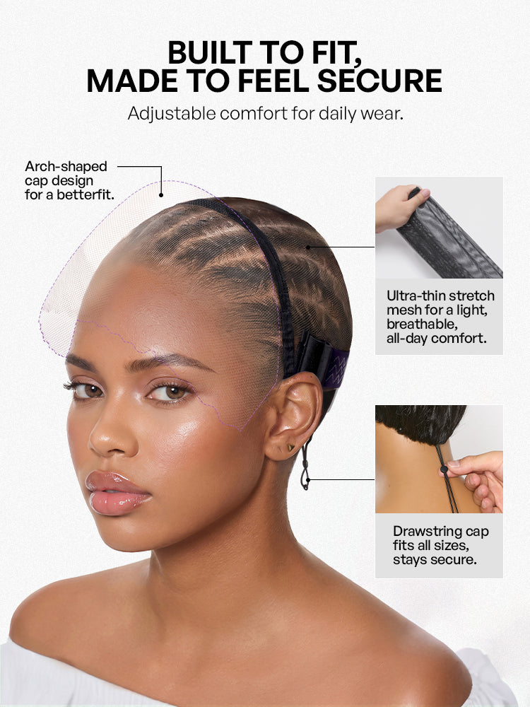 Luvme Hair PreMax water wave lace wig with 13x4 frontal, curly, glueless, flexible fit, suitable for ponytails and updos.