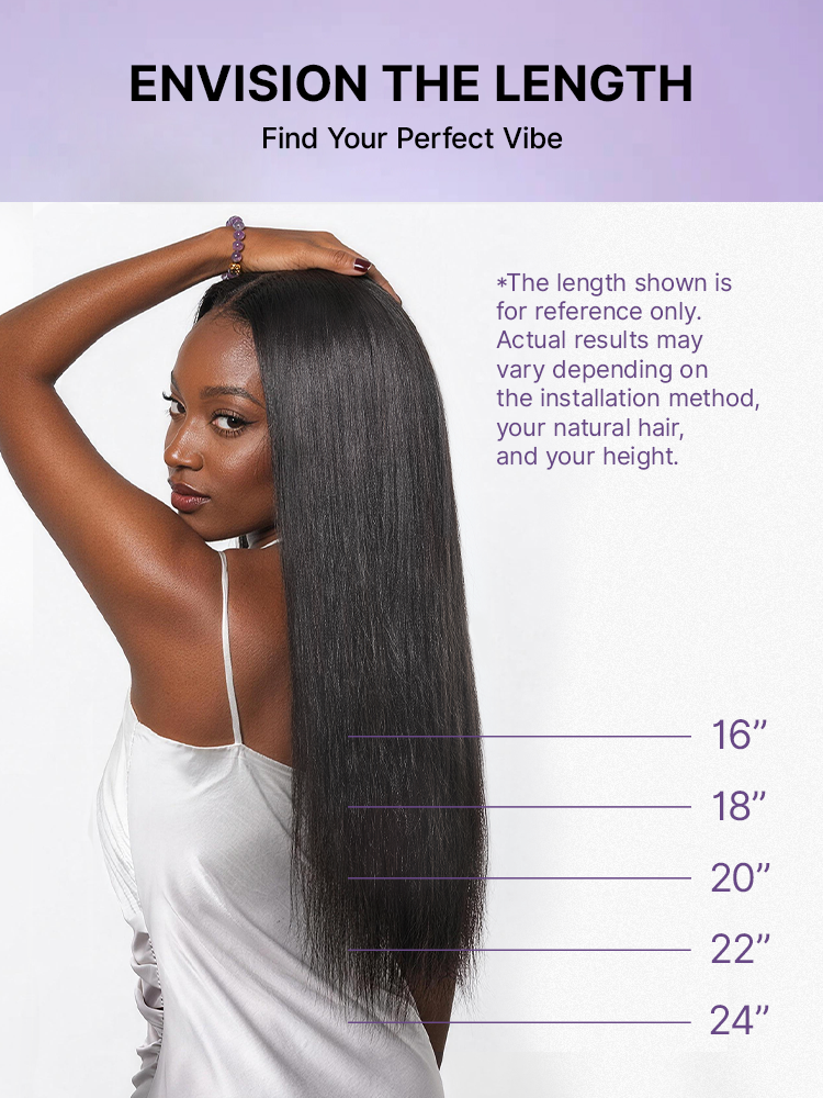 Yaki Straight 0.59mm Zero Trace Invisible Clip in Hair Extensions 100g 7pcs / 6pcs Seamless Blend & Lightweight for Daily Styling-26
