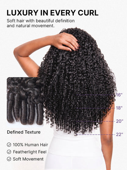 Luvme Hair Miracle Knots crochet hair with wet and wavy water wave texture, perfect for boho braids, twists, and crochet styles.