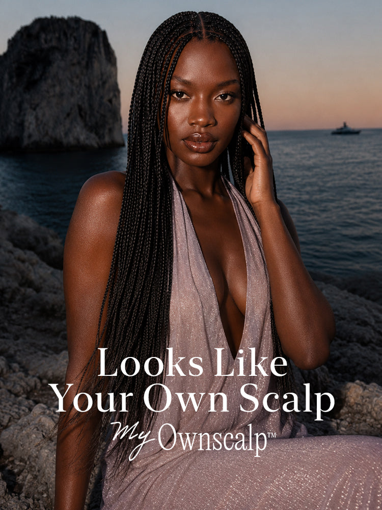 OwnScalp™ Lightweight Salon-Like Braids with a Real Scalp Look Full HD Lace Knotless Box Braided Wig - US Only-35