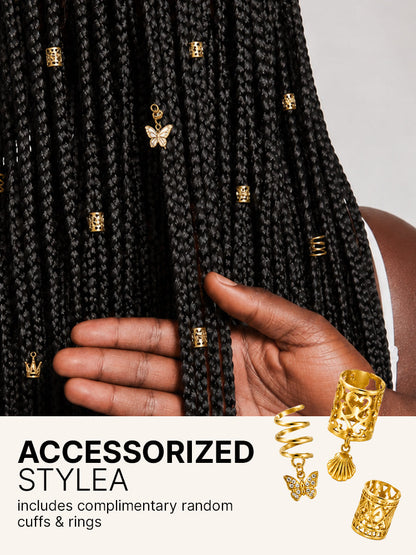 OwnScalp™ Lightweight Salon-Like Braids with a Real Scalp Look Full HD Lace Knotless Box Braided Wig - US Only-36