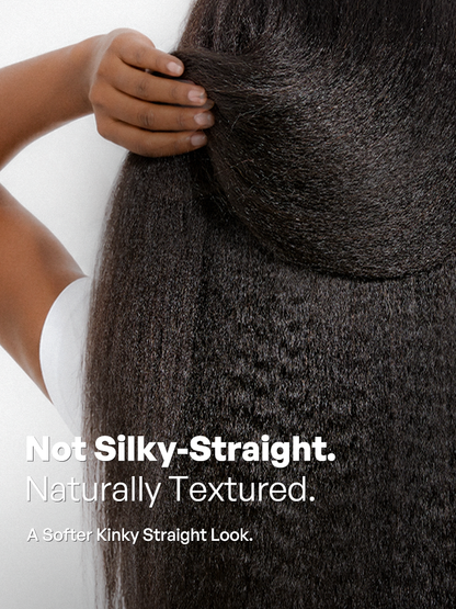 250% Density Kinky Straight Glueless V Part Wig 100% Human Hair with Flexi‑Fit Drawstring-06