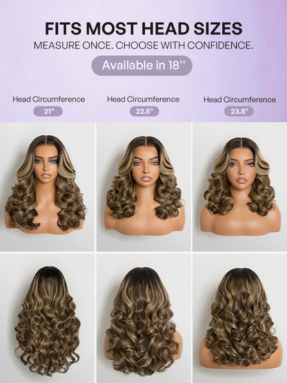 Luvme All-Day Comfort Wig 180% Density Loose Wave Sun-Kissed Blonde Highlight Glueless 7x6 Closure HD Lace Wig Pre-Cut Lace-10