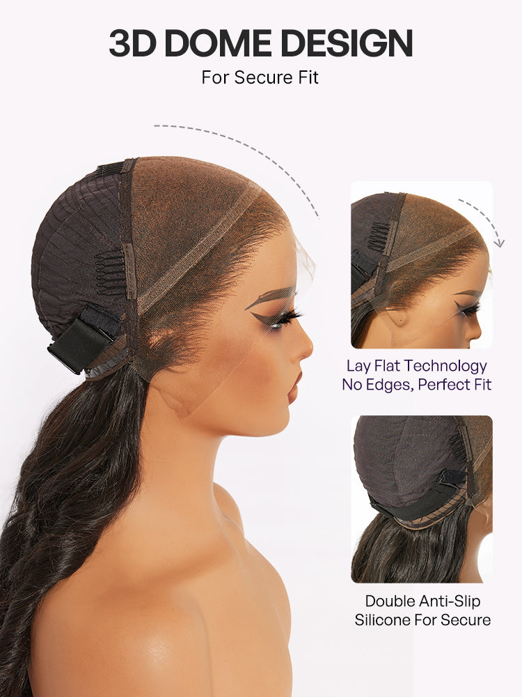 PreMax Wigs - Nature Max Yaki / Silky Bob Ear-to-Ear Glueless 13x6 Frontal HD Lace Short Bob Wig-42