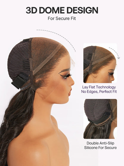 PreMax Wigs - Nature Max Yaki / Silky Bob Ear-to-Ear Glueless 13x6 Frontal HD Lace Short Bob Wig-42