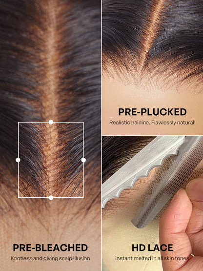 Luvme All-Day Comfort 250% Density Glueless 7x6 Closure HD Lace Loose Body Wave Long Wig Pre-Cut Lace-22