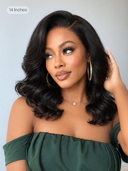 Luvme All-Day Comfort 250% Density Glueless 7x6 Closure HD Lace Loose Body Wave Short Wig Pre-Cut Lace-23