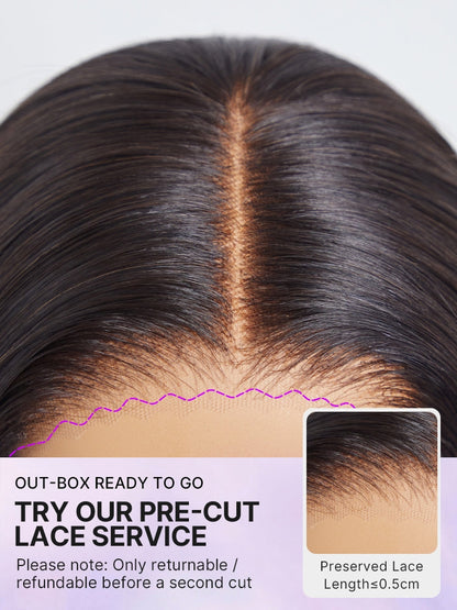 Warm Caramel Brown / Natural Black Deep Curly Glueless 5x5 Closure Pre-Cut Lace Wig-42
