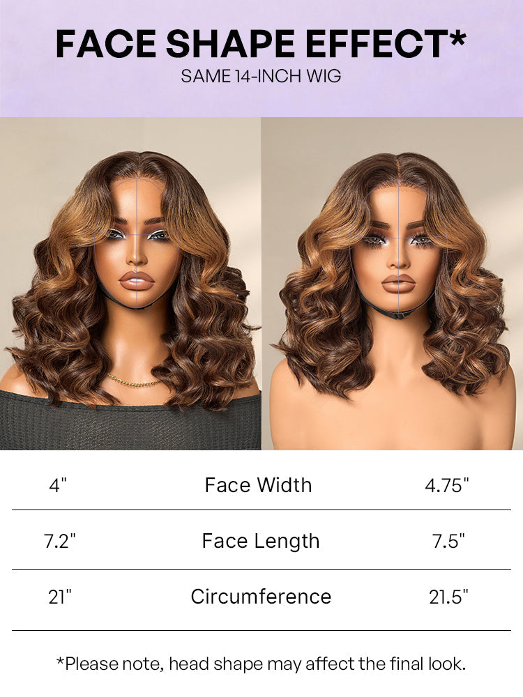 Luvme Hair 180% Density Elegant Chocolate Brown Loose Wave Minimalist HD Lace Glueless Wig Pre-Cut Lace - US Only-25