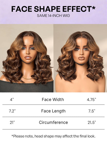 Luvme Hair 180% Density Elegant Chocolate Brown Loose Wave Minimalist HD Lace Glueless Wig Pre-Cut Lace - US Only-25