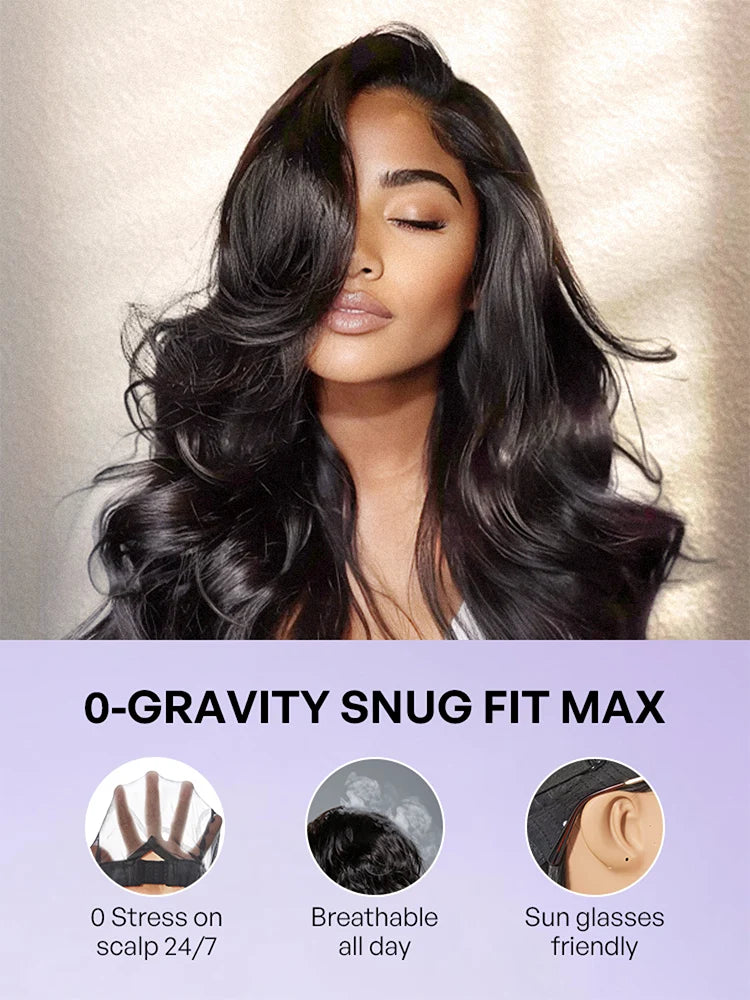 Luvme All-Day Comfort™ Wig 4C Kinky Edges Kinky Straight Glueless 7x6 Closure HD Lace Human Hair Wig Pre-Cut Lace-51