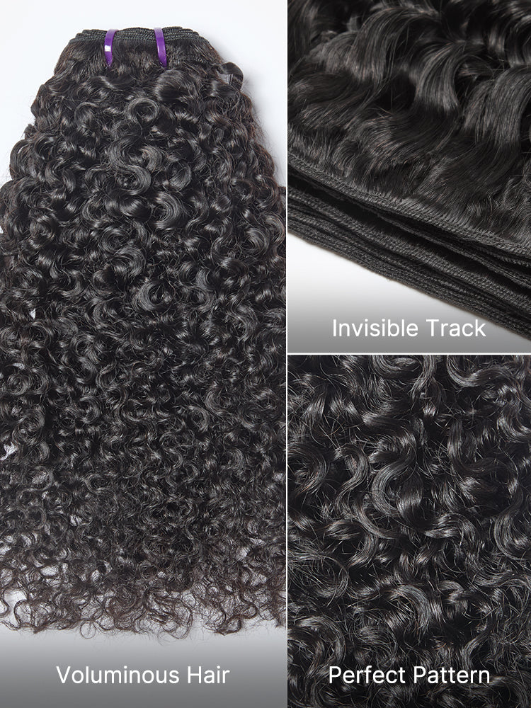 Messy Burmese Curly / Silky Straight / Body Wave / Deep Wave  Bundles 100% Premium Remy Human Hair Bundles 1pc / 3pcs-38