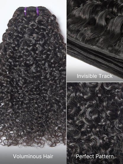 Messy Burmese Curly / Silky Straight / Body Wave / Deep Wave  Bundles 100% Premium Remy Human Hair Bundles 1pc / 3pcs-38