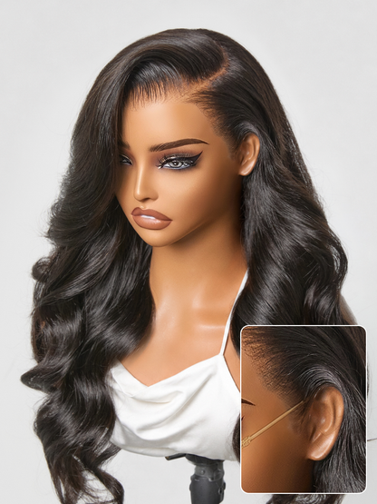 NatureMAX™ 200% Density Loose Wave Glueless 13x6 HD Lace Front Wig Human Hair Pre-Cut Lace Flexi-Fit Drawstring Cap-124