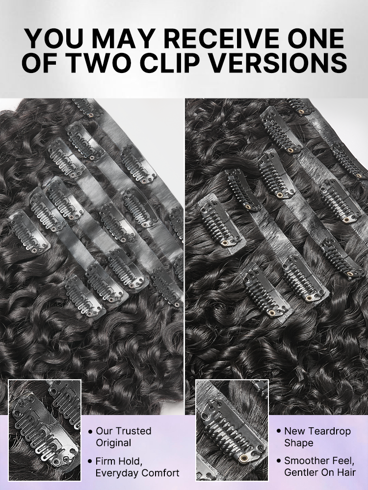 Straight / Body Wave / Kinky Curly / Yaki Straight / Kinky Straight / Messy Curly Clip in Hair Extensions Real Human Hair Pieces 135g 9pcs / 7pcs with Free Gift-37