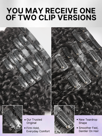Straight / Body Wave / Kinky Curly / Yaki Straight / Kinky Straight / Messy Curly Clip in Hair Extensions Real Human Hair Pieces 135g 9pcs / 7pcs with Free Gift-37