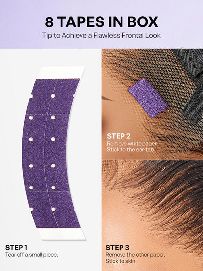 NatureMAX™ Silky Blunt Cut Bob Glueless Ear-to-ear 13x4 HD Lace Front Wig Pre-Cut Lace Flexi-Fit Drawstring Cap-30