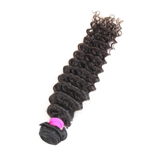 Luvme 100% human hair bundle in various textures, showcasing soft, natural hair extensions for versatile styling options.